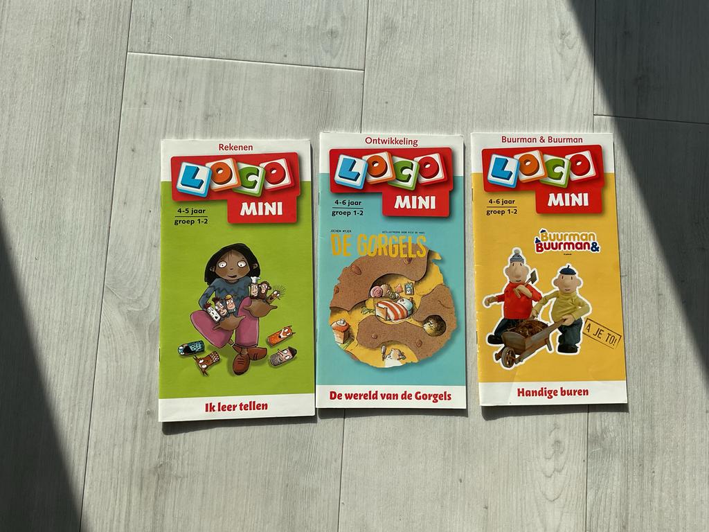 Mini Loco boekjes: Rekenen, Gorgels, Buurman & Buurman, Kinderen en Baby's, Speelgoed | Educatief en Creatief, Ophalen of Verzenden