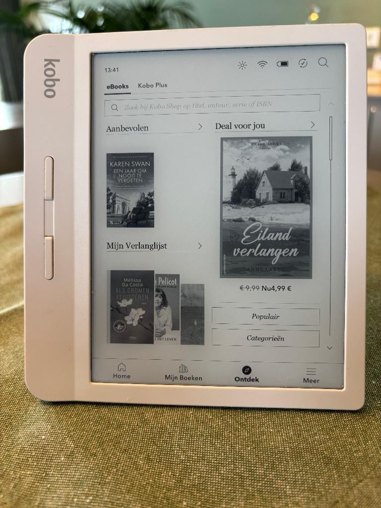 Kobo Libra H2O e-reader, Wi-Fi, Gebruikt, 8 GB, Ophalen of Verzenden