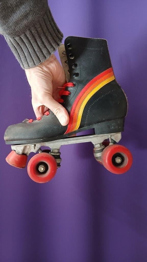 Jaren 70/80 rolschaatsen maat 40, Kinderen en Baby's, Speelgoed | Buiten | Rolschaatsen, Ophalen of Verzenden, Gebruikt