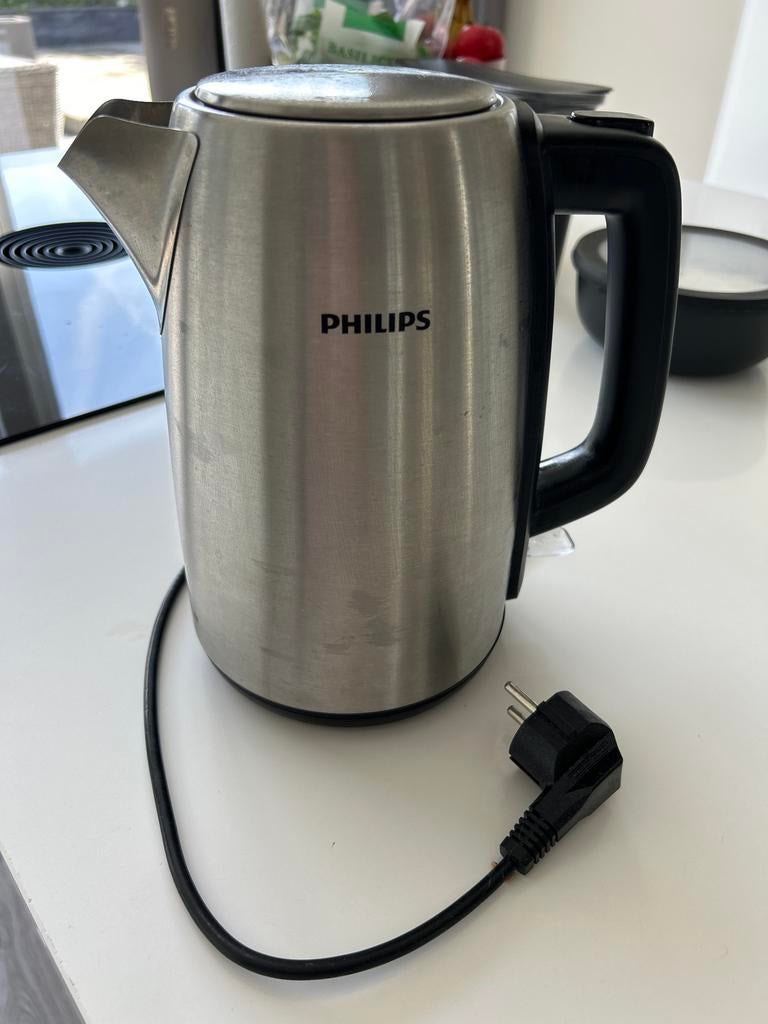 Philips Waterkoker - RVS, 1 tot 2 liter, Ophalen of Verzenden, Gebruikt, Rvs