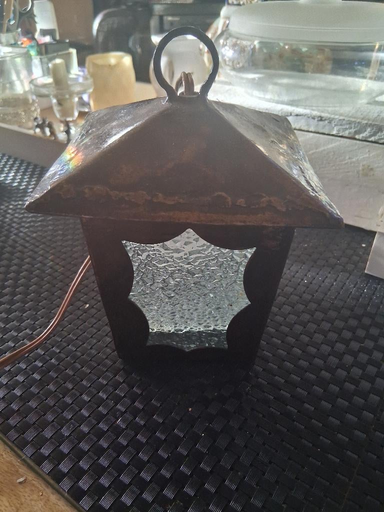 Antiek vintage hanglampje, Ophalen of Verzenden