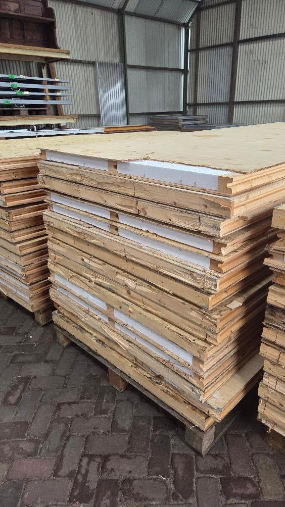 Dakplaten dakpanelen dakbeschot ( 277 ), Ophalen, Gebruikt, Nb, Nb