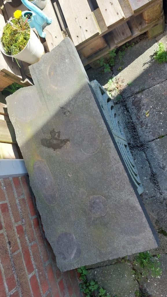 Natuursteen en 4 patioblokken, Tuin en Terras, Ophalen of Verzenden