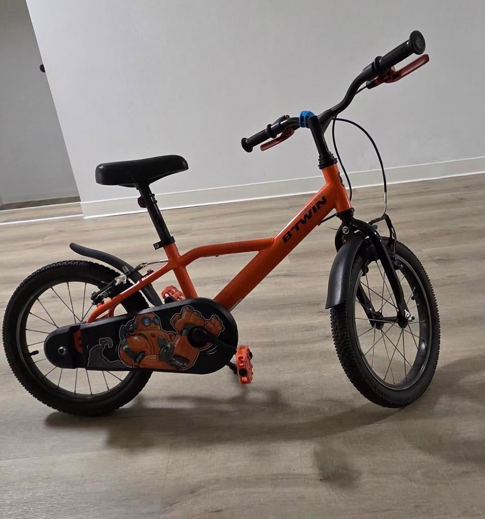 Jongens Fiets 16 inch, Fietsen en Brommers, Ophalen, Gebruikt, Minder dan 16 inch, BTWIN