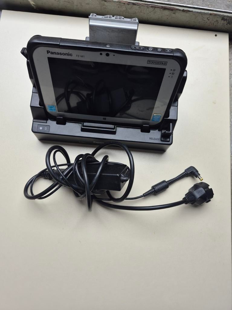 Panasonic Toughpad FZ-M1 Tablet met Docking Station, Ophalen of Verzenden, Gebruikt, Panasonic