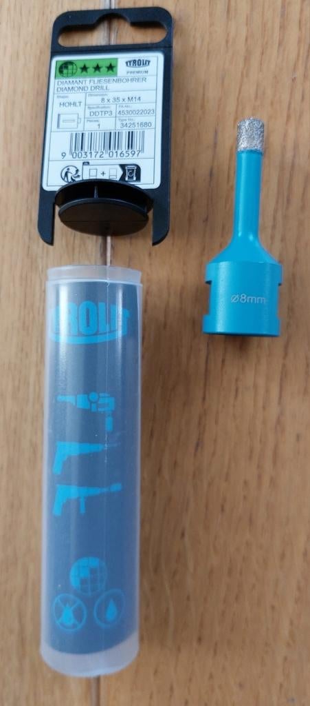 Tyrolit tegelboor diamantboor, Ophalen of Verzenden, Nieuw