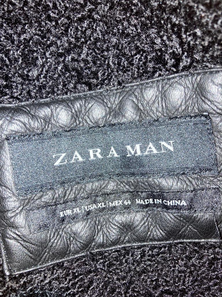 Jas Heren, Ophalen, Zwart, Zara Man, Maat 56/58 (XL)