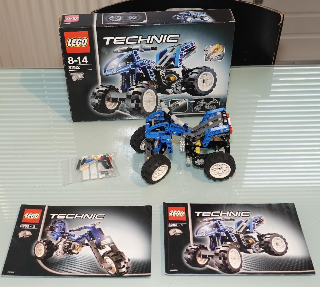 Lego Technic 8282 Quad Bike 2 in 1, Ophalen of Verzenden, Gebruikt, Complete set, Lego
