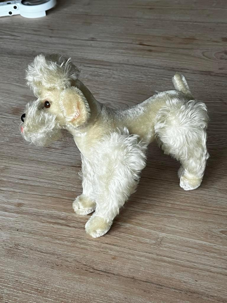 Origineel Steiff Knopf-im-Ohr speelgoedhondje (jaren 60), Ophalen of Verzenden, Gebruikt