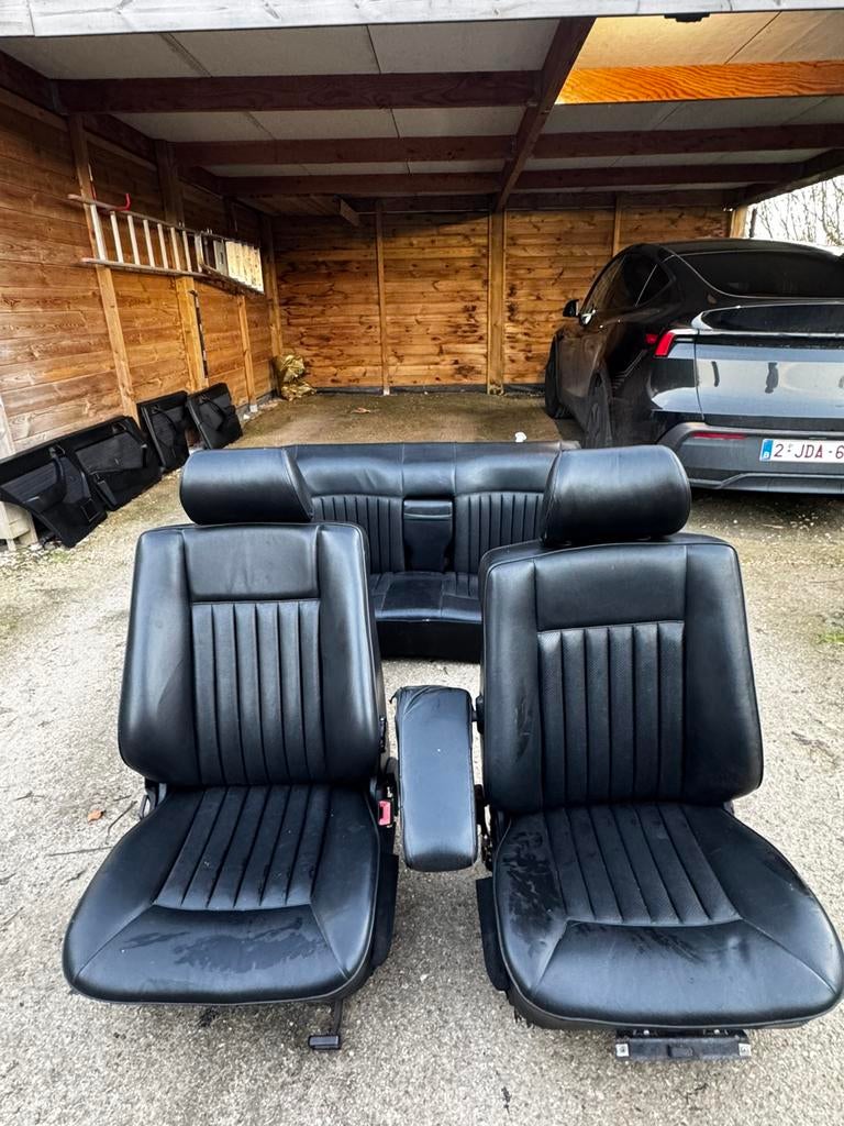Mercedes W124 zwart lederen interieur, Auto-onderdelen, Interieur en Bekleding, Ophalen of Verzenden, Gebruikt, Universele onderdelen