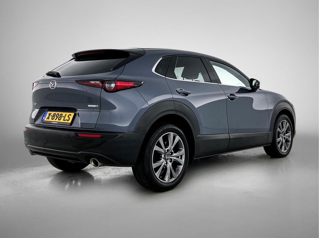 Mazda CX-30 2.0 e-SkyActiv-X M Hybrid Luxury / Camera / Lede, Gebruikt, Euro 6, Handgeschakeld, Grijs
