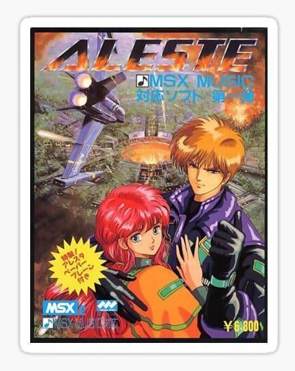 ALESTE Retro MSX Vinyl Sticker decal, Verzamelen, Ophalen of Verzenden, Nieuw, Bedrijf of Vereniging