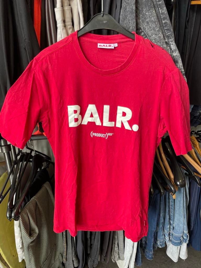 BALR. (PRODUCT)RED T-shirt Maat M, Ophalen of Verzenden, Gedragen, Maat 48/50 (M), Rood