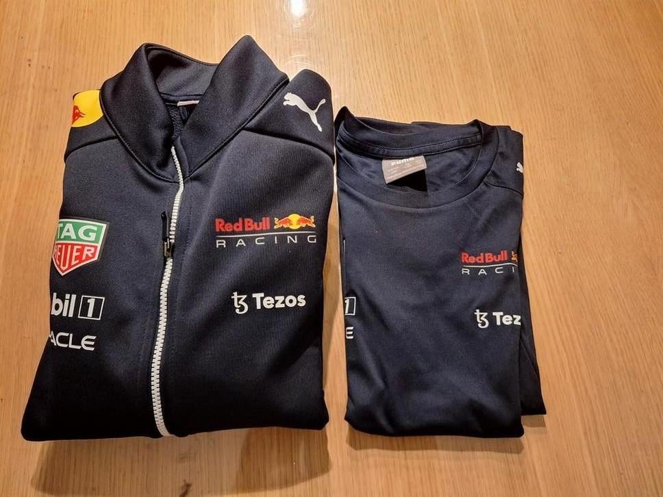Max Verstappen Red Bull Racing Kleding Set - Maat 140, Kleding | Heren, T-shirts, Zo goed als nieuw, Maat 46 (S) of kleiner, Blauw