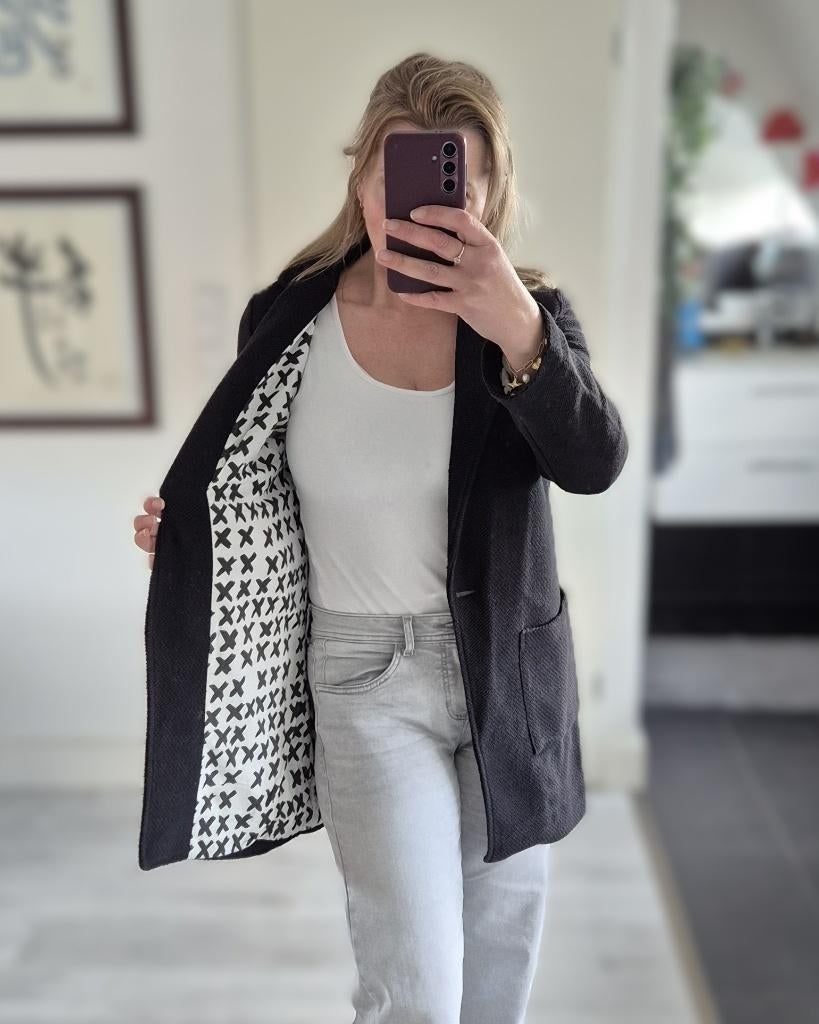 Zwart dames vest || Follie di Garbo | Maat M, Maat 38/40 (M), Zwart, Ophalen of Verzenden, Zo goed als nieuw