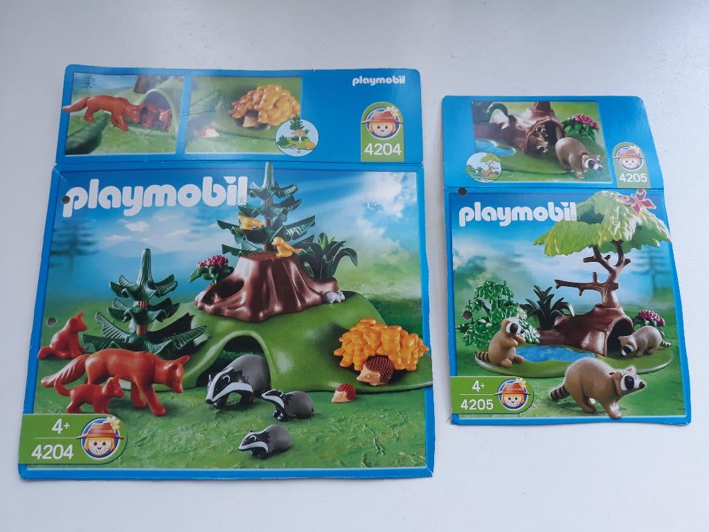 Playmobil Bosdieren 4204, Ophalen of Verzenden, Zo goed als nieuw, Complete set