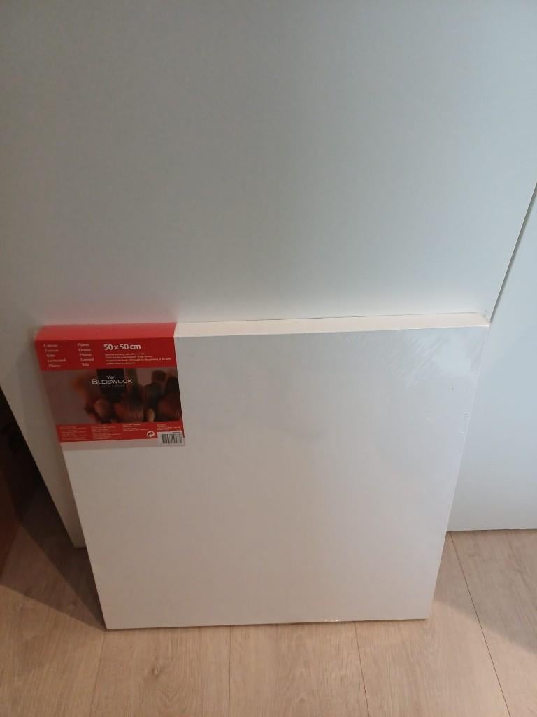 Nieuw schildersdoek 50x50 cm - Van Bleiswijck canvas, Ophalen, Nieuw, Doek
