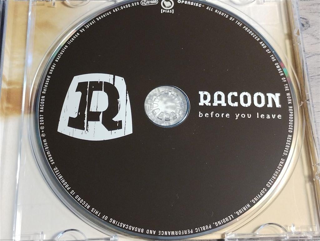 Racoon - Before You leave, Ophalen of Verzenden, Zo goed als nieuw