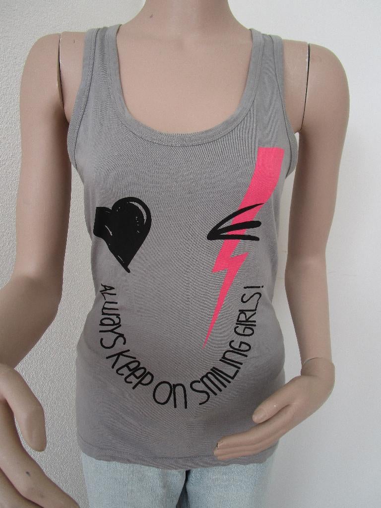 Top maat S, Kleding | Dames, Verzenden, Zo goed als nieuw, Grijs, Maat 36 (S)