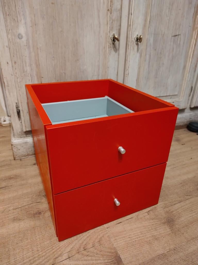 Ladesets ikea vakkenkast Expedit Kallax rood, Ophalen, 50 tot 100 cm, Minder dan 50 cm, Minder dan 50 cm