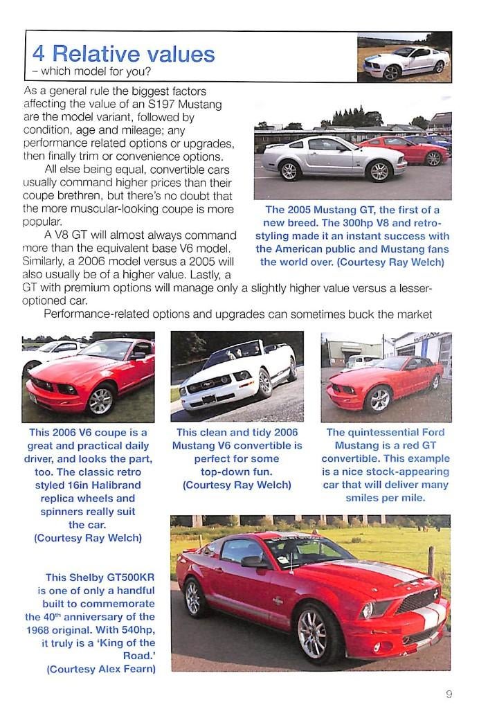 Ford Mustang Fifth generation / S197 2005-2014, Verzenden