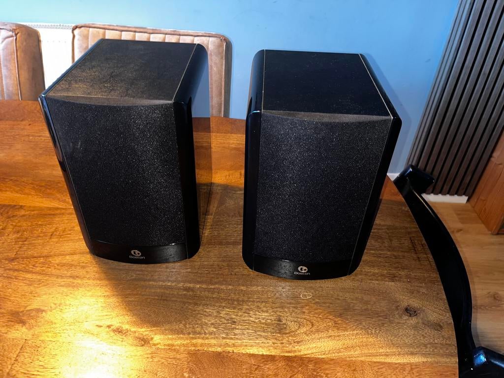 Boston acoustic A25, Gebruikt, 120 watt of meer, Front, Rear of Stereo speakers, Ophalen