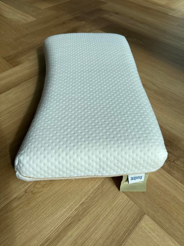 Auping Prestige kussen medium 10cm - Zo goed als nieuw, Ophalen of Verzenden, Zo goed als nieuw, Eenpersoons