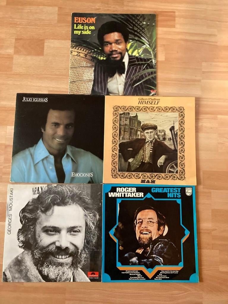 Vinyl LP's : 5 x Diverse Zangers., Ophalen of Verzenden, 1960 - 1969, Zo goed als nieuw, 12 inch