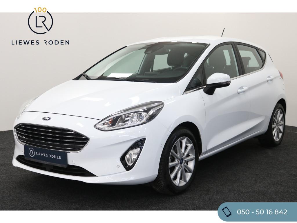 Ford Fiesta 5-drs 1.0 EcoBoost Titanium (bj 2019), 12 maanden, Stof, Gebruikt, Euro 6
