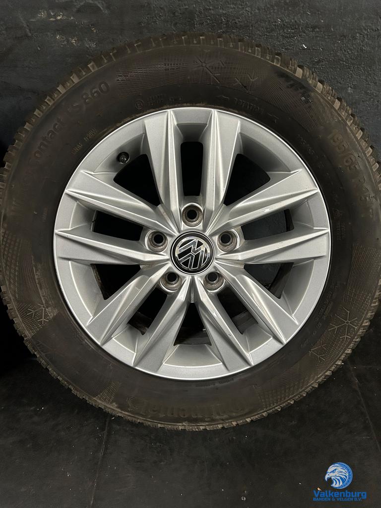6-7mm! Originele VW Caddy Colundra 15 inch velgen 5x112 wint, Gebruikt, 15 inch, -, -