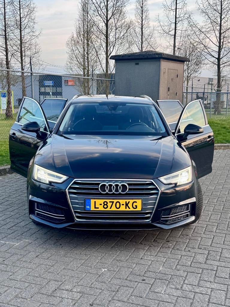 Audi A4 1.4 Tfsi 150pk S Tronic 2017 Zwart, Auto's, Audi, USB, 4 cilinders, 150 pk, A4