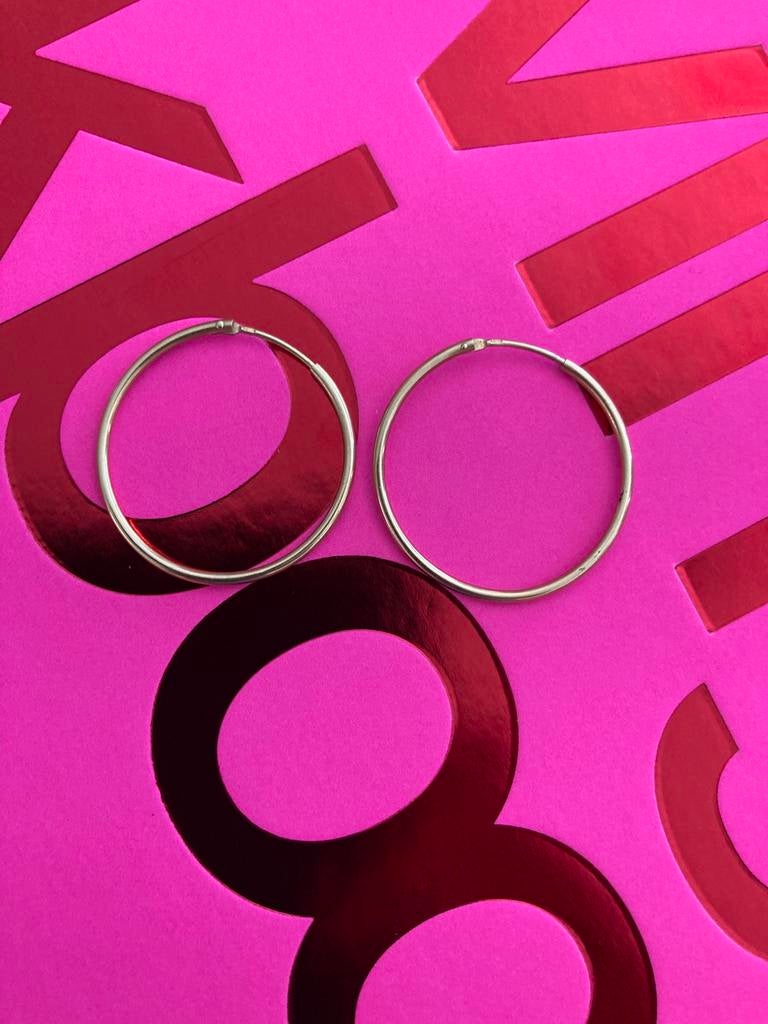 Oorbellen 14 karaat 585 creolen anna nina hoops, Ophalen of Verzenden, Goud, Hangers