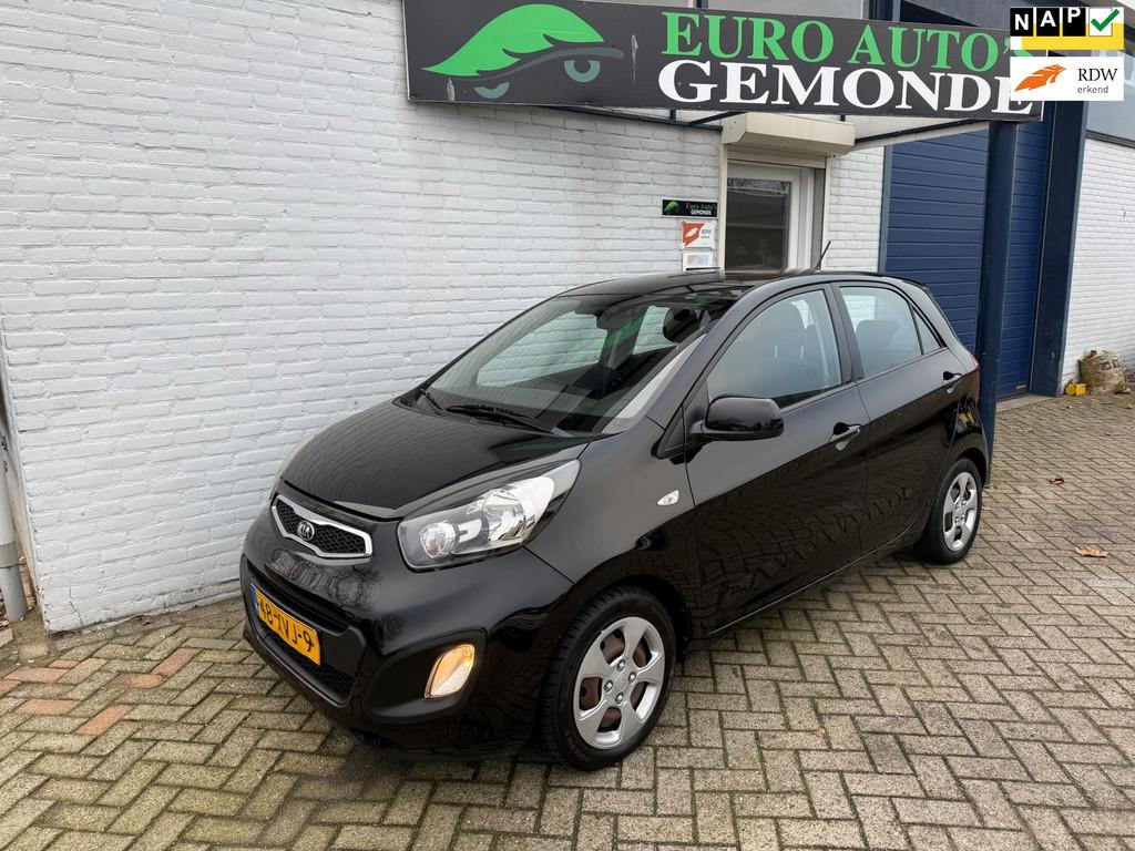 Kia Picanto 1.0 CVVT Comfort AIRCO ELECTRA PAKKET, Auto's, Voorwielaandrijving, Euro 5, Gebruikt, Zwart
