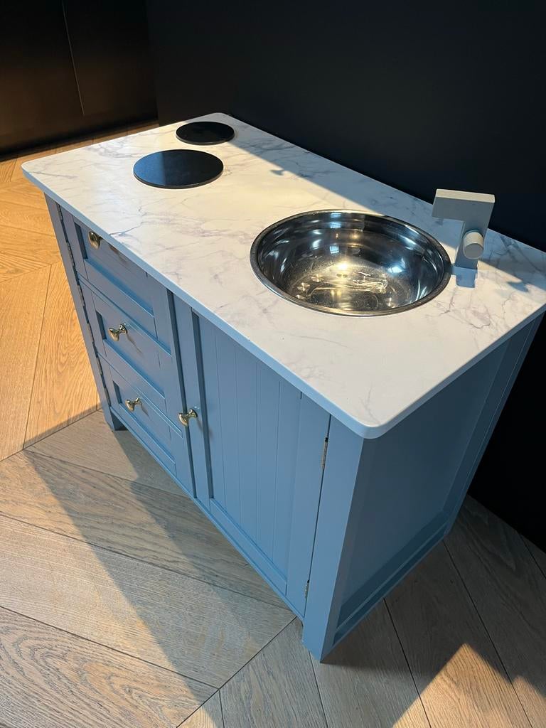 Stijlvolle Speelkeuken met Accessoires, Ophalen, Nieuw, Hout, Speelkeuken