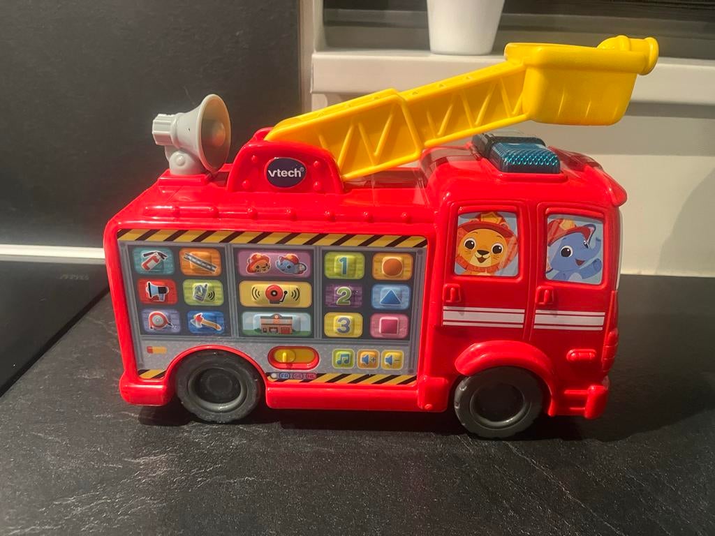 VTech Brandweerauto met Geluid en Licht, Ophalen, Gebruikt, 6 maanden tot 2 jaar