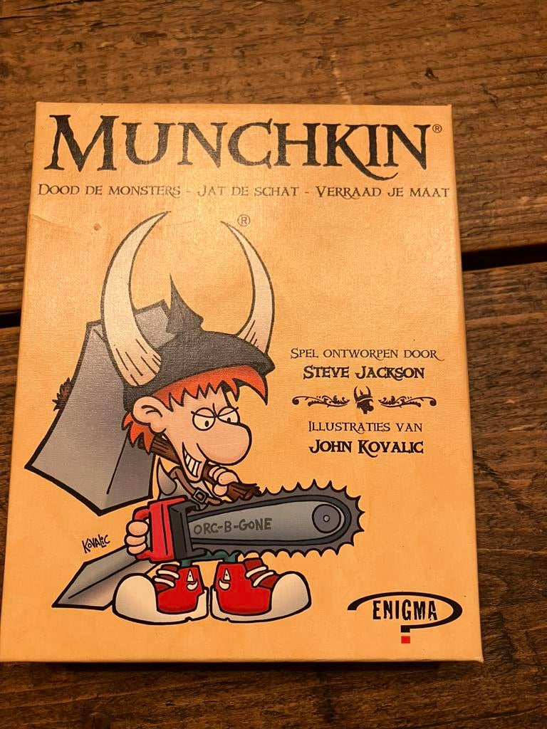 Munchkin kaartspel zgan, Ophalen of Verzenden, Zo goed als nieuw