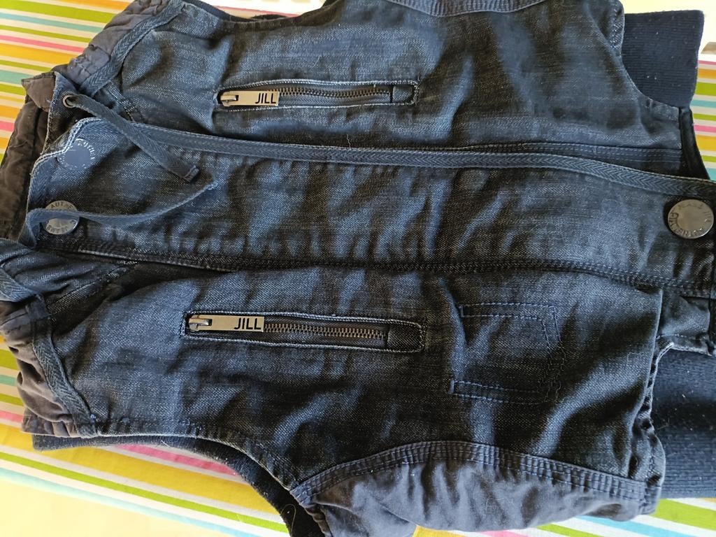 Stoere spijker bodywarmer van Jill, Kleding | Dames, Maat 38/40 (M), Blauw, Ophalen of Verzenden, Jill