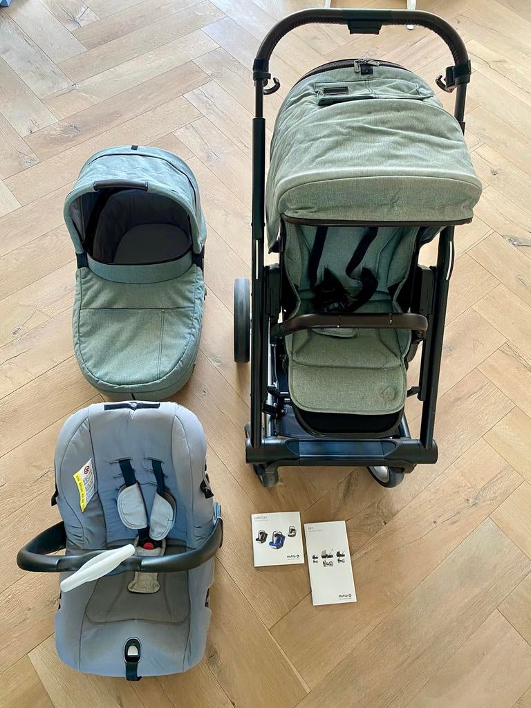 Mutsy Igo 3-in-1 kinderwagen, Ophalen of Verzenden, Zo goed als nieuw, Mutsy, Met reiswieg