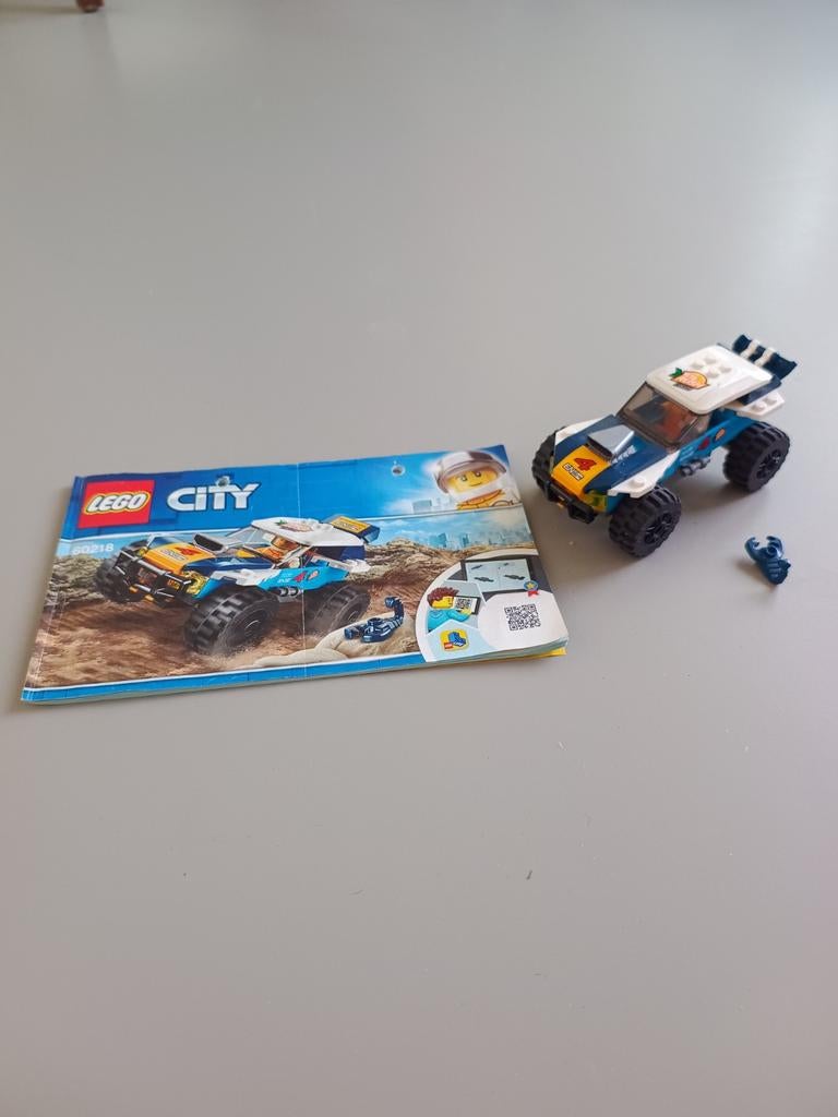 Lego City 60218 Terreinwagen - Compleet met instructies, Compleet, Lego, Ophalen of Verzenden, Complete set