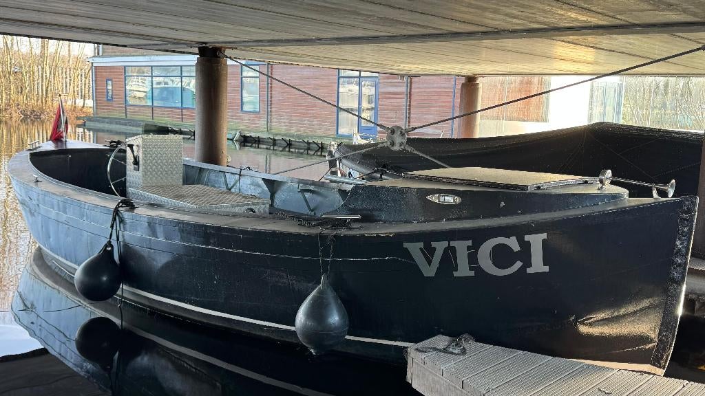 1956 De VICI 1956 Gerestaureerd Reddingssloep, Watersport en Boten, Sloepen, Ophalen, Gebruikt, Staal, Binnenboordmotor