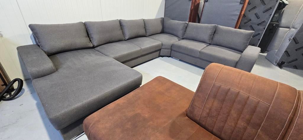 Grote grijze U-bank van Pronto, Ophalen, Gebruikt, Pronto, Pronto