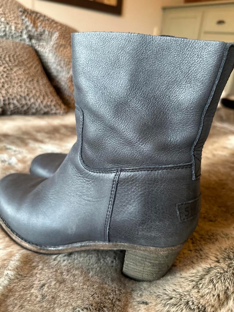 Shabbies laarsjes blauw maat 39, Ophalen of Verzenden, Gedragen, Grijs, Lage of Enkellaarzen