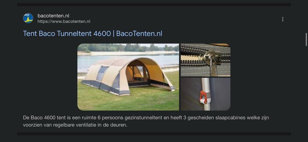 Baco nieuwe type, Ophalen of Verzenden, Zo goed als nieuw, Tot en met 6