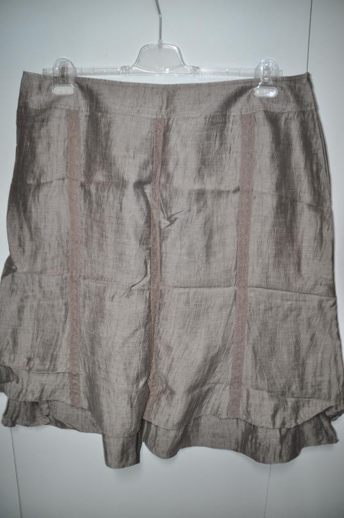 EE69 Franken walder rok maat 48 grijs, Ophalen of Verzenden, Zo goed als nieuw, Grijs, Rok