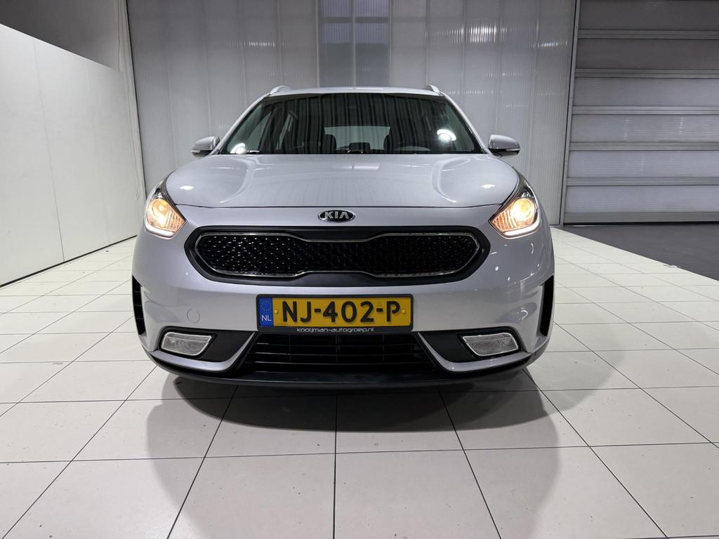 Kia Niro 1.6 GDi Hybrid First Edition Navigatie, Apple Carpl, Gebruikt, Euro 6, 2 kWh, Leder en Stof