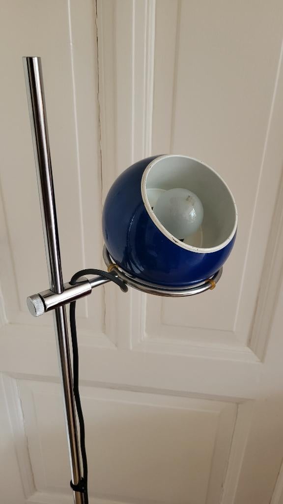 Vintage staande space eyeball lamp - ca. jaren 60, Ophalen, Gebruikt, 100 tot 150 cm, Space age