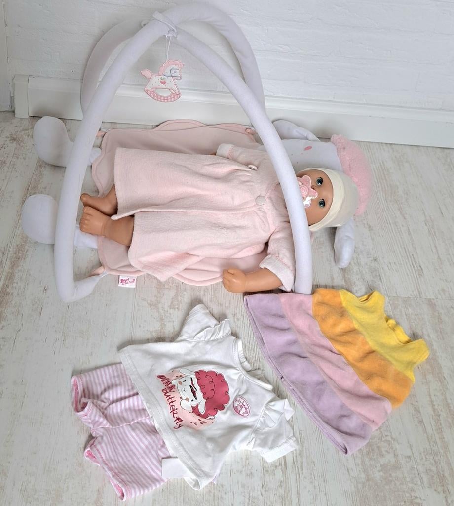 Baby Annabell chou chou pop met speelkleed kleding 50 cm, Ophalen of Verzenden, Gebruikt, Babypop