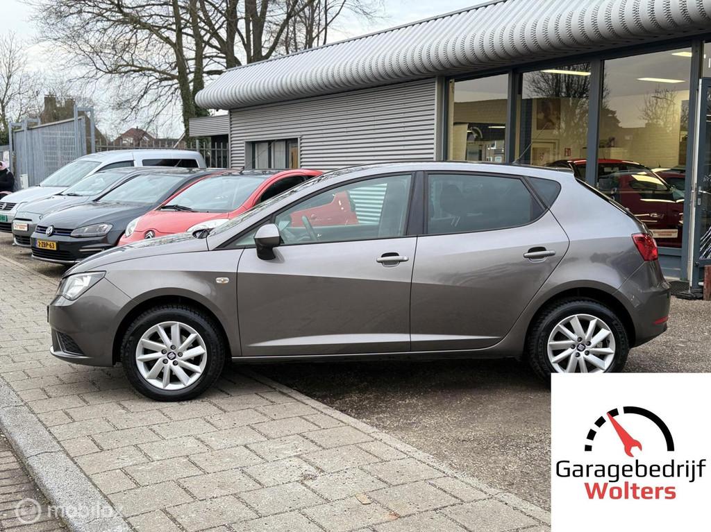 Seat Ibiza 1.4 Style PARKEERSENS. 5DRS LMV ECC NW APK, Gebruikt, Zwart, 4 cilinders, Met garantie (alle)