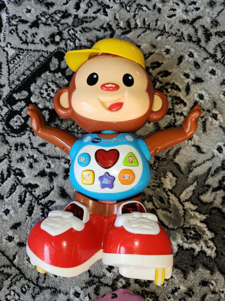 VTech Swing & Speel Aap - Interactief Speelgoed, Kinderen en Baby's, Speelgoed | Vtech, Zo goed als nieuw, 6 maanden tot 2 jaar