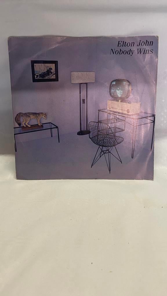 ELTON JOHN NOBODY WINS., Cd's en Dvd's, Vinyl Singles, Ophalen of Verzenden, Zo goed als nieuw, Pop